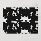 Sprache, Wüstensturm Postkarte (Rückseite)