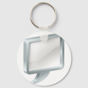 Spracheblase Schlüsselanhänger