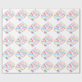 Sprachen - Dankeschön zum Papier Geschenkpapier (Flach)