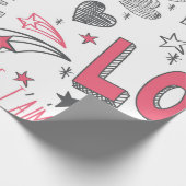 Sprachen der Liebe Geschenkpapier (Ecke)