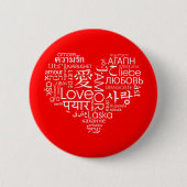 Sprachen des Herzens der Liebe Button (Vorderseite)