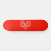 Sprachen des Herzens der Liebe Skateboard (Horizontal)