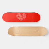 Sprachen des Herzens der Liebe Skateboard (Horizontal)