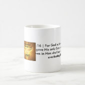 Sprachen durch die Weiß-Tasse 3:16 des Geistes | Kaffeetasse (Mittel)