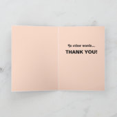 Sprachen Mehrsprachig Rosa Schwarz Retro Vielen Da Karte (Innenseite)