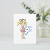 SPRACHEN POSTKARTE (Stehend Vorderseite)