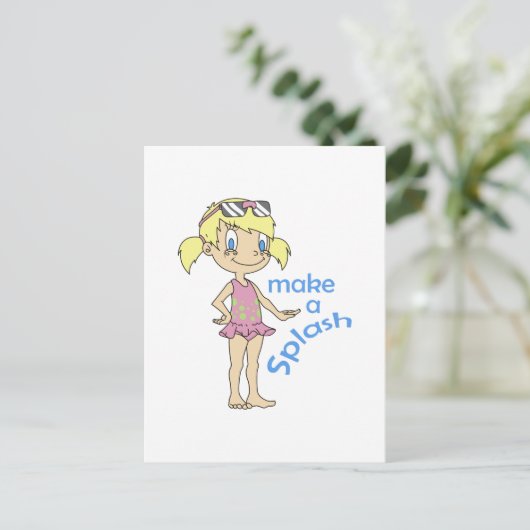 SPRACHEN POSTKARTE (Stehend Vorderseite)