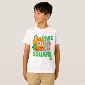 SPRACHEN SIE DAS SQUARE PUMPKIN - WÄHREND SIE PLAT T-Shirt (Vorne ganz)
