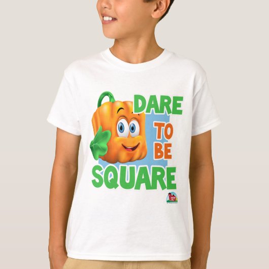 SPRACHEN SIE DAS SQUARE PUMPKIN - WÄHREND SIE PLAT T-Shirt (Vorderseite)