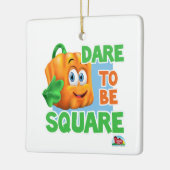 SPRACHEN SIE DAS SQUARE PUMPKIN | WENN ICH MÖCHTE, KERAMIKORNAMENT (Links)