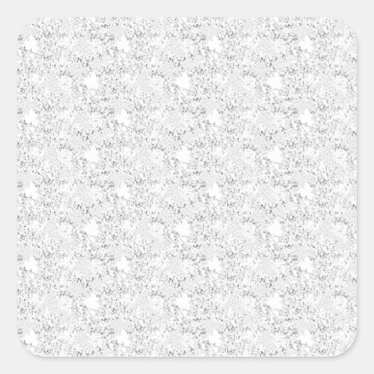 Sprachendesign 3 quadratischer aufkleber (Vorderseite)