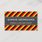 Sprachexperte Visitenkarte (Vorderseite)