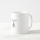 Sprachexperte von Fowl - Funny Angry Duck Design Kaffeetasse (VorderseiteRechts)