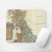 Sprachkarte der Britischen Inseln Mousepad (Mit Mouse)