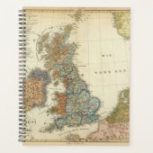 Sprachkarte der Britischen Inseln Planer (Vorderseite)