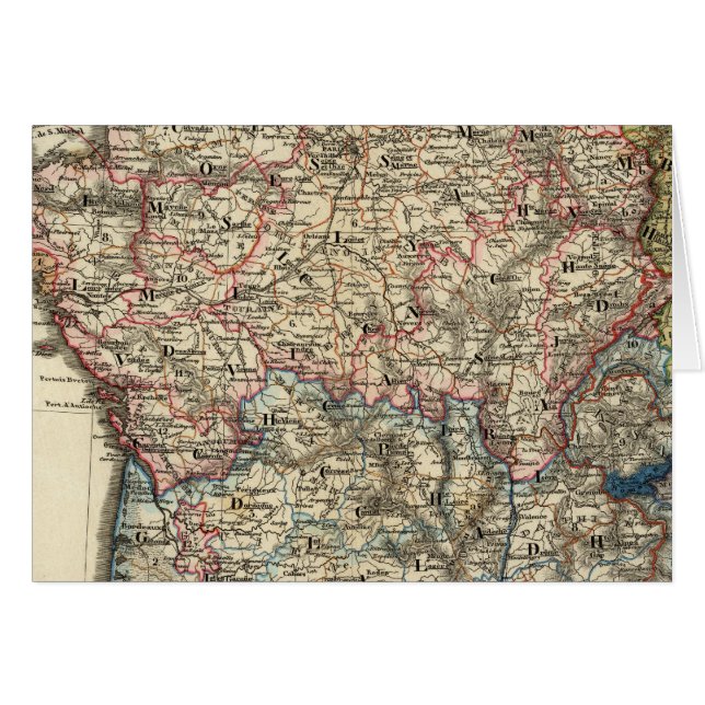 Sprachkarte Frankreichs (Vorderseite (Horizontal))