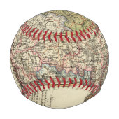 Sprachkarte Frankreichs Baseball (Rückseite)