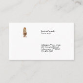 Sprachkünstler minimal visitenkarte (Vorderseite)