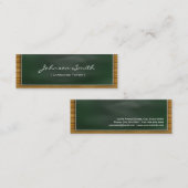 Sprachlehrer - Cooles Blackboard Personal Mini Visitenkarte (Vorne/Hinten)
