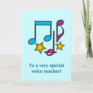 Sprachlehrer Danke Karte