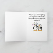 Sprachlehrer Danke Karte (Innenseite)