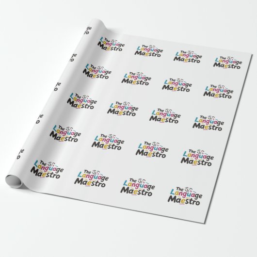 Sprachlehrer präsentieren Ideen Geschenkpapier (Ungerollt)