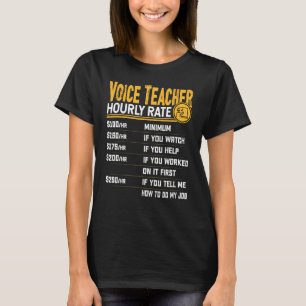 Sprachlehrer Stundenlohn Sprachlehrer Ausbildung T-Shirt
