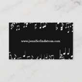 SPRACHlehrer Visitenkarte-Schablone Visitenkarte (Rückseite)