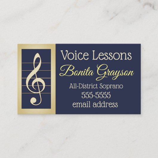 Sprachlektionen Visitenkarte (Vorderseite)