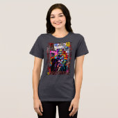 sprachlos Tri-Blend shirt (Vorderseite voll)