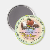 Sprachmagnet für Schullehrer Magnet (Vorderseite/Rückseite)