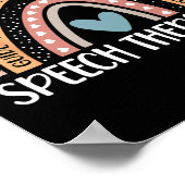 Sprachpathologe 100. Schultag Poster (Ecke)