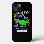 Sprachpathologe Dinosaur TRex Roar II Case-Mate iPhone Hülle (Rückseite)