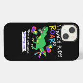 Sprachpathologe Dinosaur TRex Roar II iPhone Hülle (Rückseite (Horizontal))