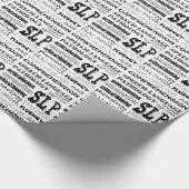 Sprachpathologe Geschenkpapier (Ecke)