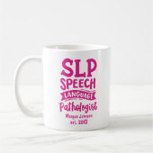 Sprachpathologe Grad Geschenk Kaffeetasse (Links)