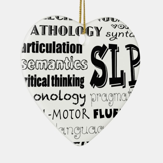 Sprachpathologe Keramikornament (Rechts)