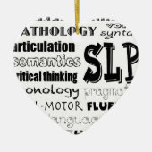 Sprachpathologe Keramikornament (Vorne)