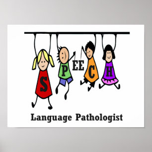 Sprachpathologe Kids Poster