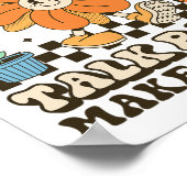 Sprachpathologe Kinder, die über Byck Mak sprechen Poster (Ecke)