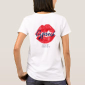 Sprachpathologe Kiss T - Shirt (Rückseite)