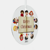 Sprachpathologe, Lehrer Kinderarbeiter Ornament Aus Metall (Vorderseite Rechts)