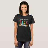 Sprachpathologe Leopard Print SLP Thin T-Shirt (Vorne ganz)