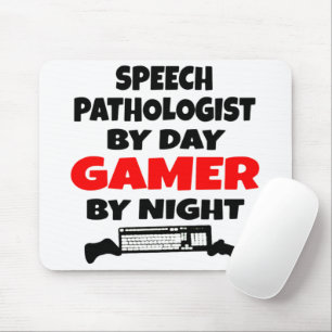 Sprachpathologe Lieben spielen Videospiele Mousepad