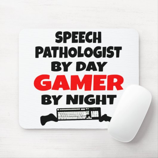 Sprachpathologe Lieben spielen Videospiele Mousepad (Mit Mouse)