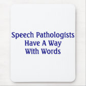 Sprachpathologe-Mausunterlage Mousepad (Vorne)
