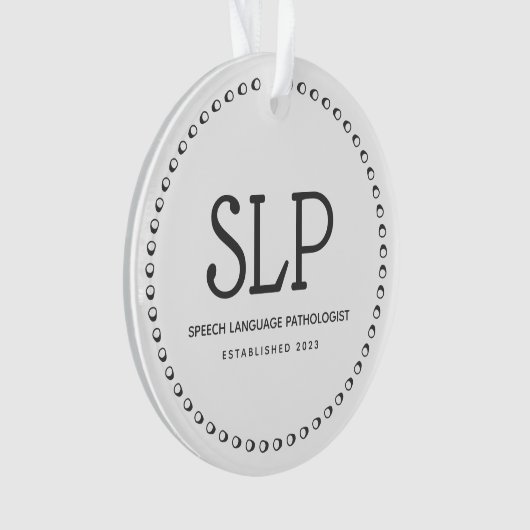 Sprachpathologe Ornament (Vorderseite)