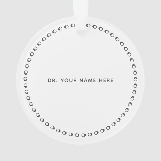 Sprachpathologe Ornament (Rückseite)