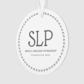 Sprachpathologe Ornament (Vorderseite)