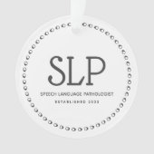 Sprachpathologe Ornament (Vorderseite)